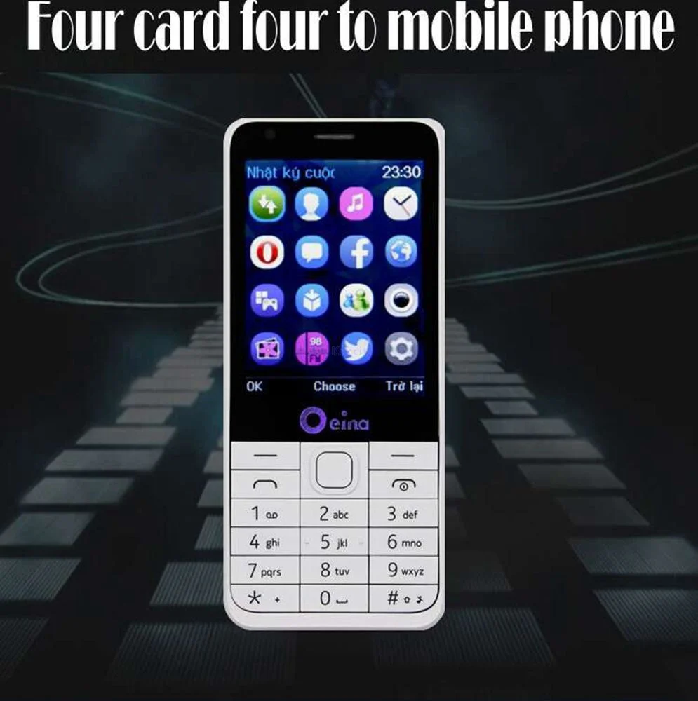 4 Sim Cards old man phone  (9)