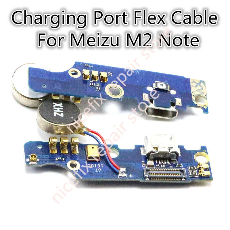 

Original Charging Port Flex Cable For Meizu M2 Note USB Flex cable Charger Connector replacement Parts fee shipping