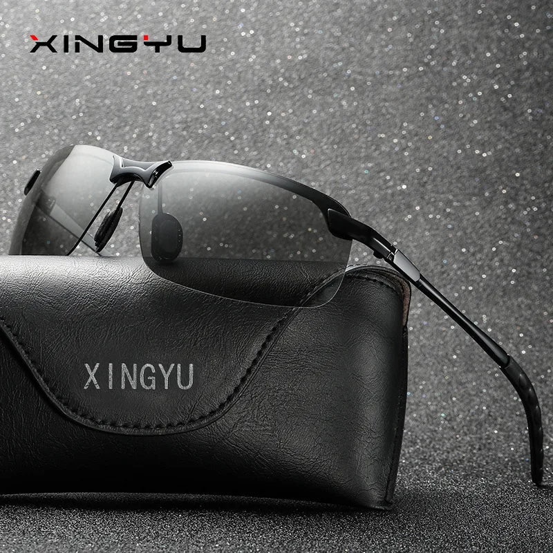 XINGYU модные Цвет изменение Для мужчин солнцезащитные очки Хамелеон мужской