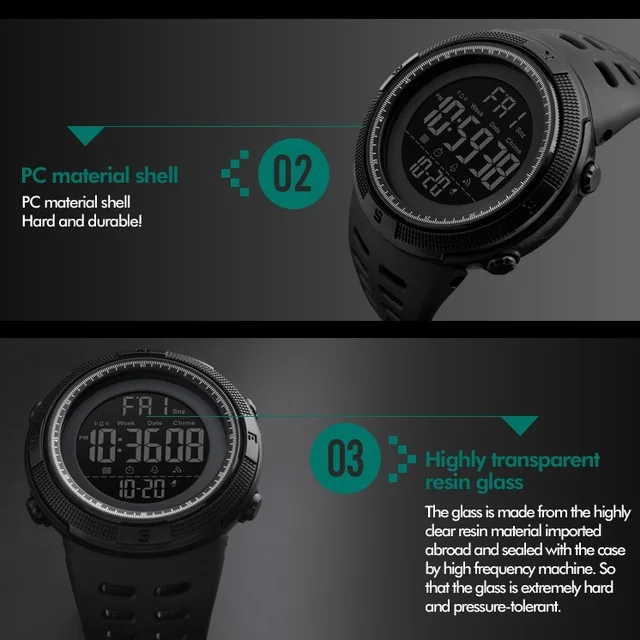 Zegarki sportowe męskie Chrono odliczanie podwójny czas zegarki na rękę mężczyźni wodoodporny zegarek cyfrowy mężczyzna zegarek wojskowy Relogio Masculino tanie i dobre opinie Podwójny Wyświetlacz Na Rękę Kwarcowe Zegarki Na Rękę Akrylowe 24cm Klamra 5Bar Alarm Podświetlenie Odporne na wodę Zegarki sportowe męskie Chrono odliczanie podwójny czas zegarki na rękę mężczyźni wodoodporny zegarek cyfrowy mężczyzna zegarek wojskowy Relogio Masculino tanie i dobre opinie Podwójny Wyświetlacz Na Rękę Kwarcowe Zegarki Na Rękę Akrylowe 24cm Klamra 5Bar Alarm Podświetlenie Odporne na wodę