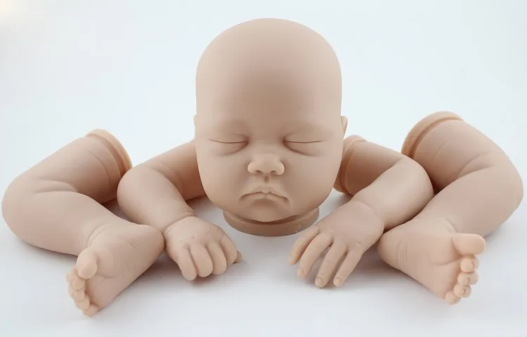22 дюймов мягкая силиконовая кукла реборн набор винил Малыш DIY Reborn Детские куклы наборы Аксессуары