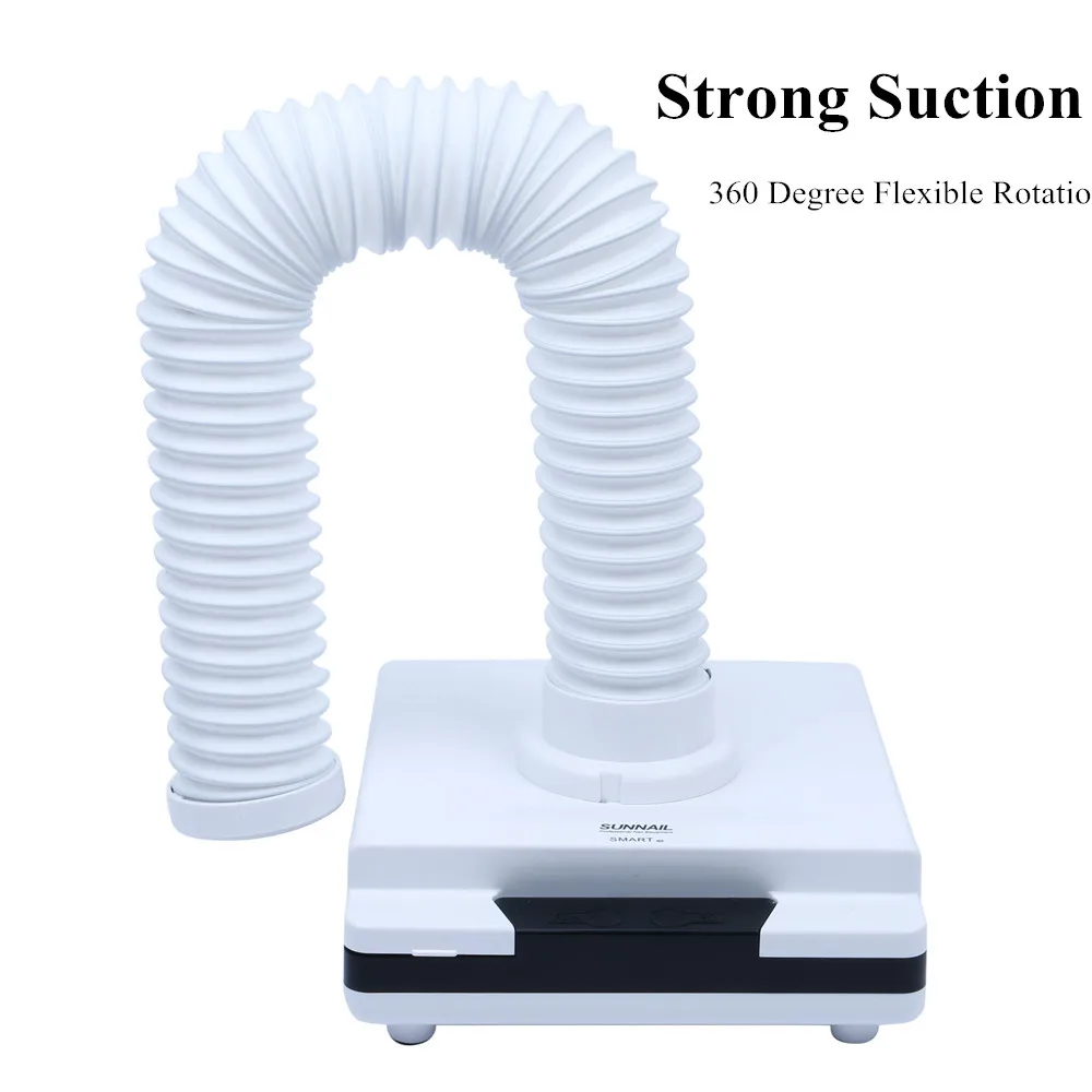60 Вт EUSCI пылесборник для ногтей 4500 об/мин пылесос для маникюра всасывающий пылесборник выдвижной локоть пылесборник для ногтей
