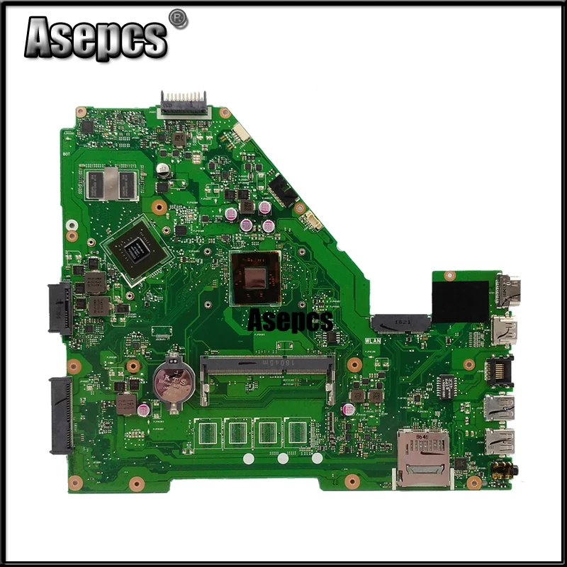 Asepcs N3540 CPU X550MJ GT820M 2 GB اللوحة X550MD REV 2.0 ل ASUS X550M X552M Y582M X550MD X550MJ اللوحة 100% اختبار موافق