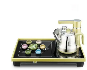 

Automatic upper water electric kettle tea set, home electromagnetic stove table tray Anti-dry Protection