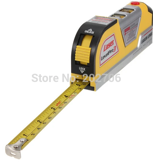 

Factory Sales Laser Spirit Level Aligner Horizon Vertical Cross Line Tape Measure Ruler Gauge