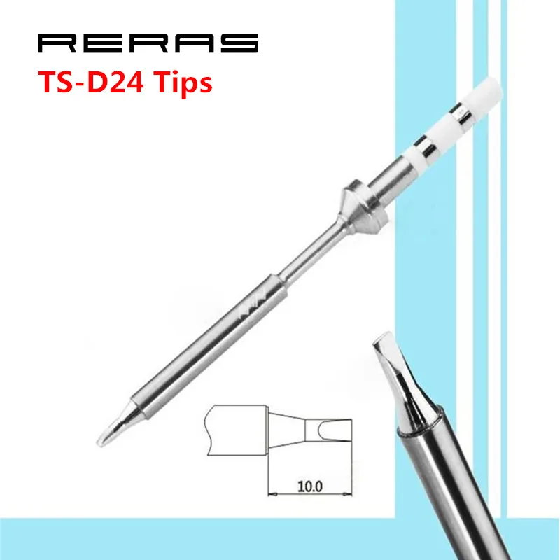 

TS-D24 Original Replacement Solder Tip For TS100 Digital LCD Soldering Iron Tools Set Tool Kit 1/3/5 PCS TS100 Accessories Parts