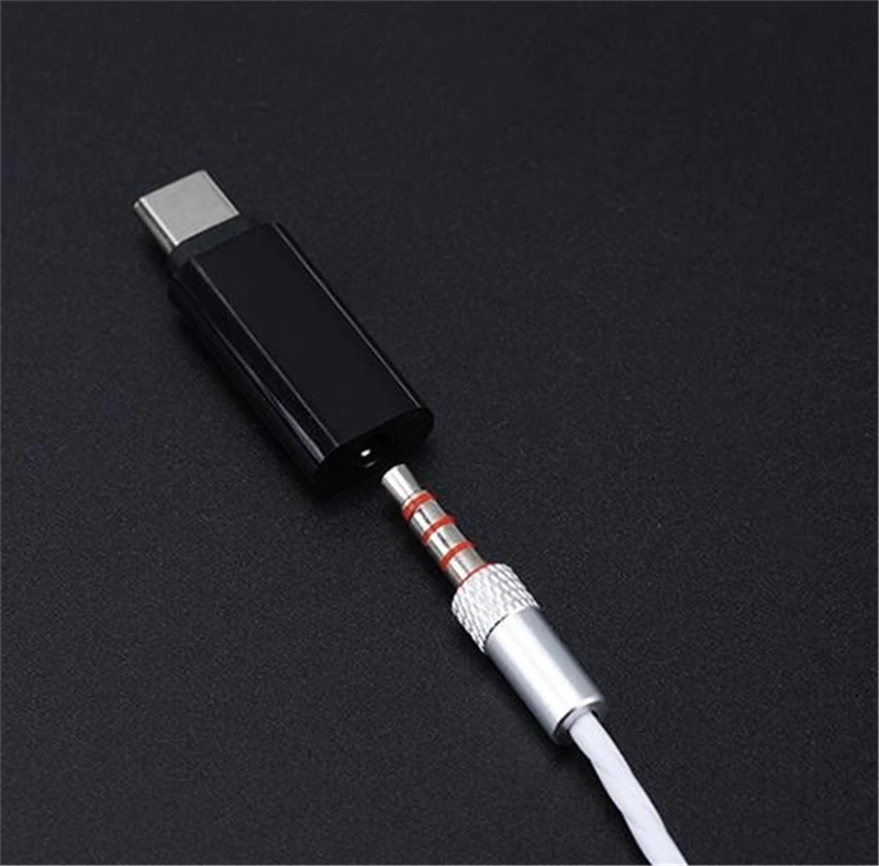 Type-C To 3.5mm Audio Headphone Adapter Converter For Samsung/Huawei/Letv 2pro Max2 TypeC-Earphone Headset AUX Jack Sliptter