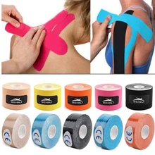 2 размера фитнес кинезиотейп Спортивная кинезиологическая лента Спортивная восстанавливающая лента обвязка тренажерный зал Теннис Бег колено Защитная муфта для мышц