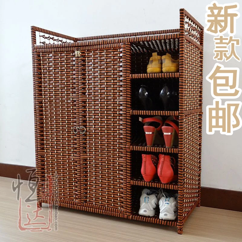 Popular Wicker Storage Cabinets-Buy Cheap Wicker Storage Cabinets Large Capacity 40s-the brief 40s-the Wardrobe Rattan Shoe Storage Cabinet Free Shipping - Popular Wicker Storage Cabinets-Buy Cheap Wicker Storage Cabinets