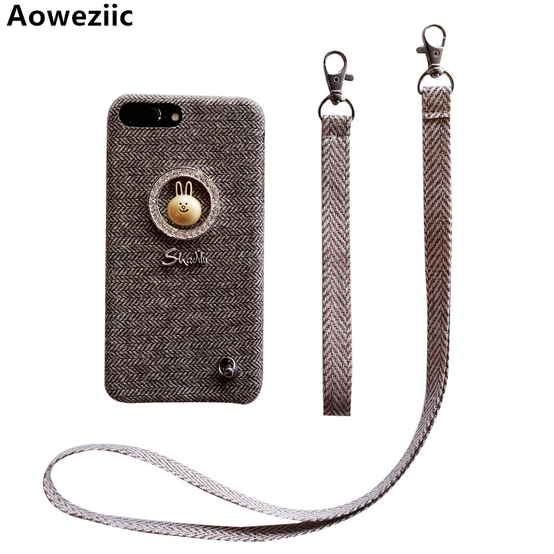 Aoweziic для IPhone X XS MAX XR Набор мобильного телефона со шнурком фланелевой подвеской на