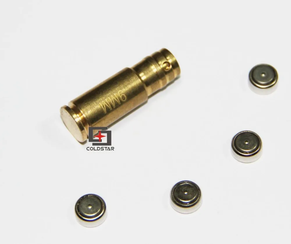 Hunt Tactical 9mm Laser Bore Sight Red Laser Dot Boresighter Bore Sight