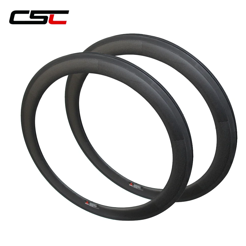 Perfect CSC Carbon bike rim,60mm clincher rim 25mm width U Shape with 3K/UD glossy or matte finish 0