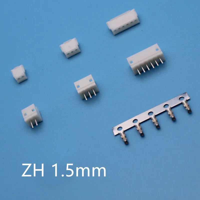 20 комплектов JST ZH 1 5 мм 2/3/4/5/6/7/8Pin прямой штырьковый разъем гнездовой с
