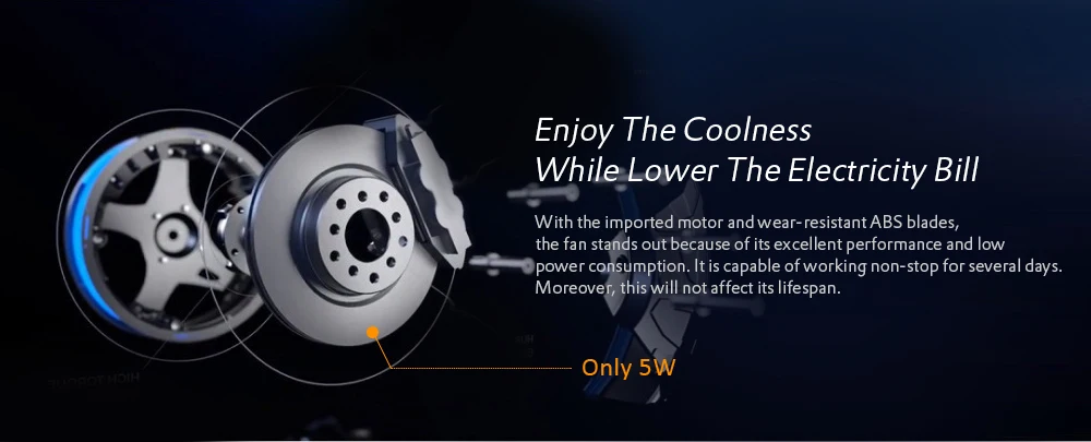 Mini Portable USB Cooling Bladeless Fan Air Purifier for Home Office
