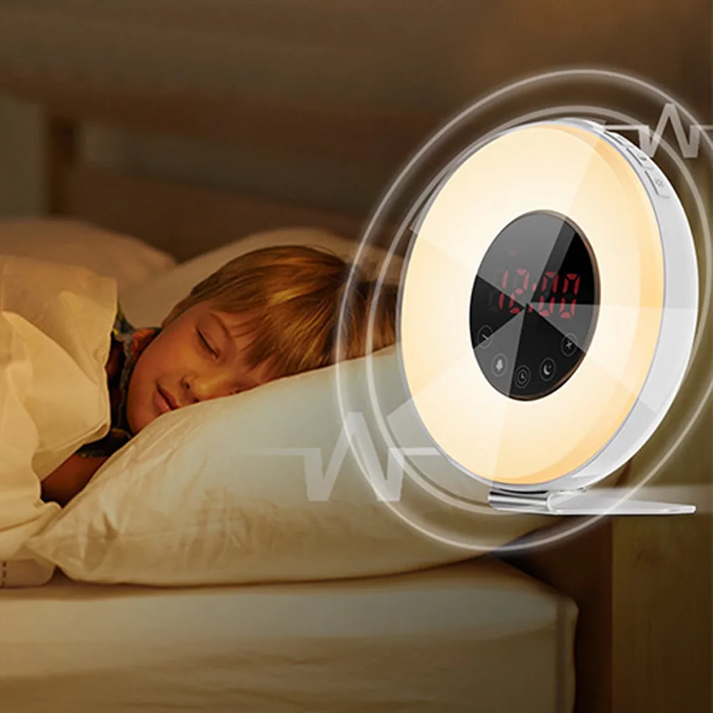 Wake Light с восходом моделирования будильник и закат моделирование сна свет хорошая