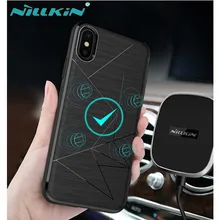 NILLKIN Magic чехол для IPhone X Xs 5," ТПУ противоударный чехол для IPhone Xs X Чехол подходит для Автомобильный магнитный держатель Беспроводное зарядное устройство