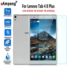Закаленное Стекло для lenovo Tab4 Tab 4, 8 плюс TB-8704X TB-8704F TB-8704N прозрачный Экран защитная пленка планшет Защитная пленка для экрана ПК