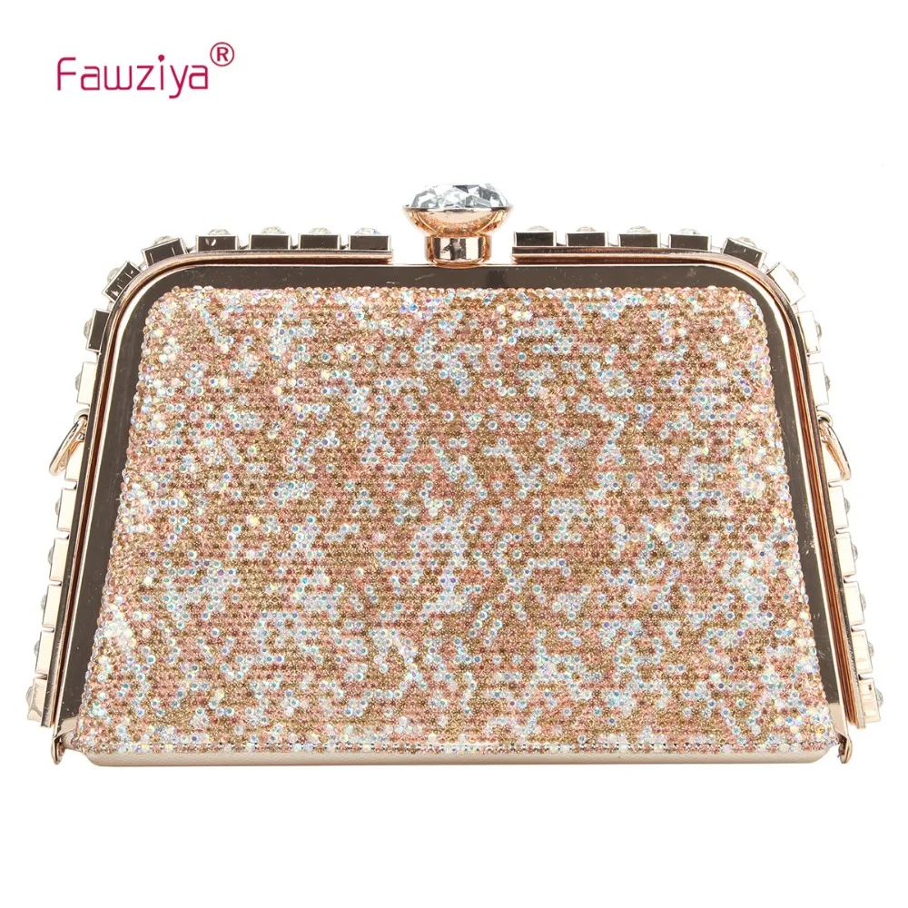 Fawziya Crystal Rhinestone Clutches Big Evening Clutches For Wedding