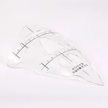 Перманентные макияжные трафареты пластиковые брови линейка для нанесения Татуировки Косметический инструмент для формирования для начинающих 1 шт./лот