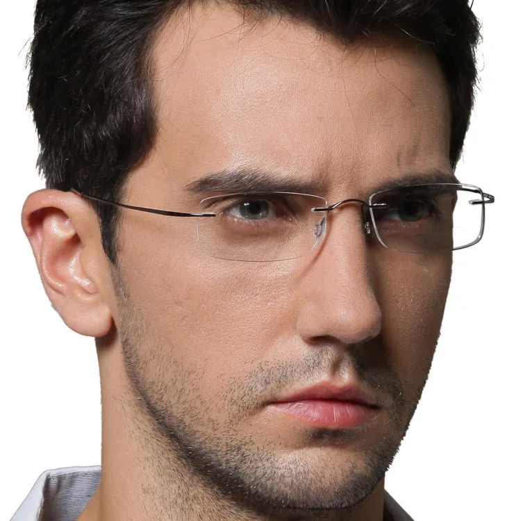 Брендовые бескаркасные очки без оправы, ультра-светильник, оправа для очков, очки для мужчин wo, мужские очки Oculos de grau Gafas