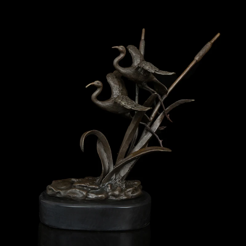 

Arts Crafts Copper Garden decor statues furnishing articles upscale gift bronze birds sculpture animals statue home decor