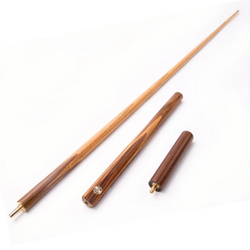 Snooker Cue Stick in 145cm 9.5mm Tip 3/4 Jointed cues with mini