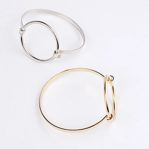 

Bluelans Women Fashion Elegant Simple Design Big Hoop Bangle Cuff Bangle Jewelry Gift