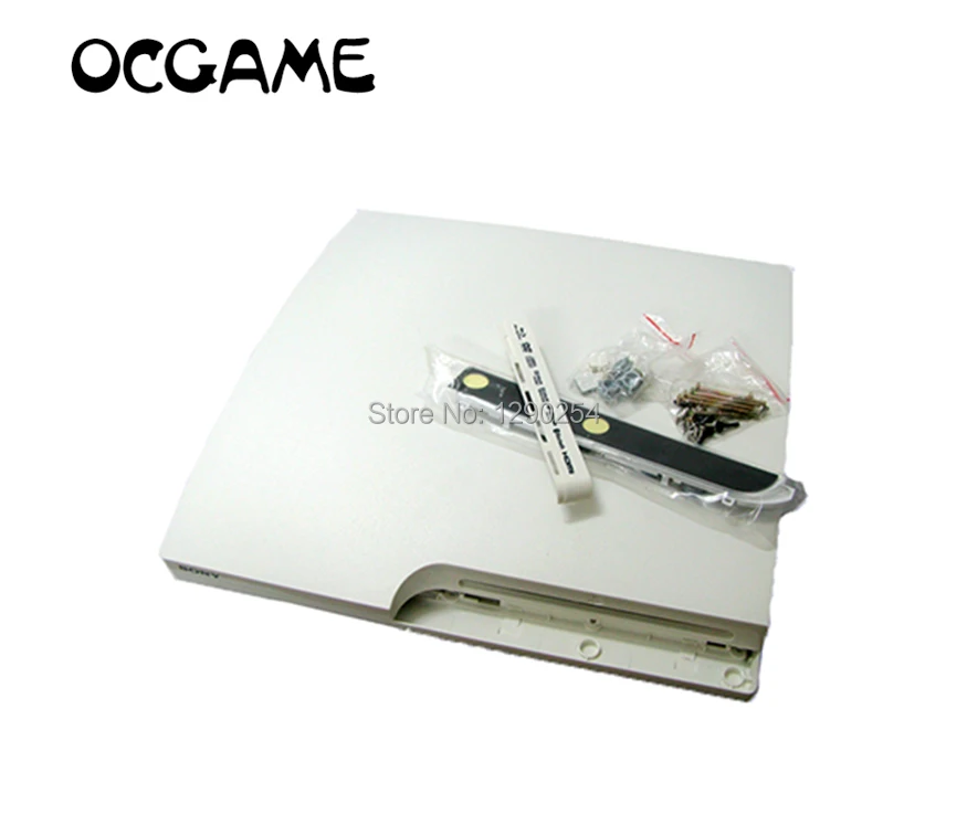 Magro de Alta para Playstation 3 Escudo para Ps3 Qualidade Branco Completo Habitação Case Magro Ocgame Ps3