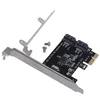 1 Set PCIe PCI Express to SATA3.0 2-Port SATA Connectors III 6G Controller Expansion Card Adapter for PCIe 2.0 ► Photo 3/6