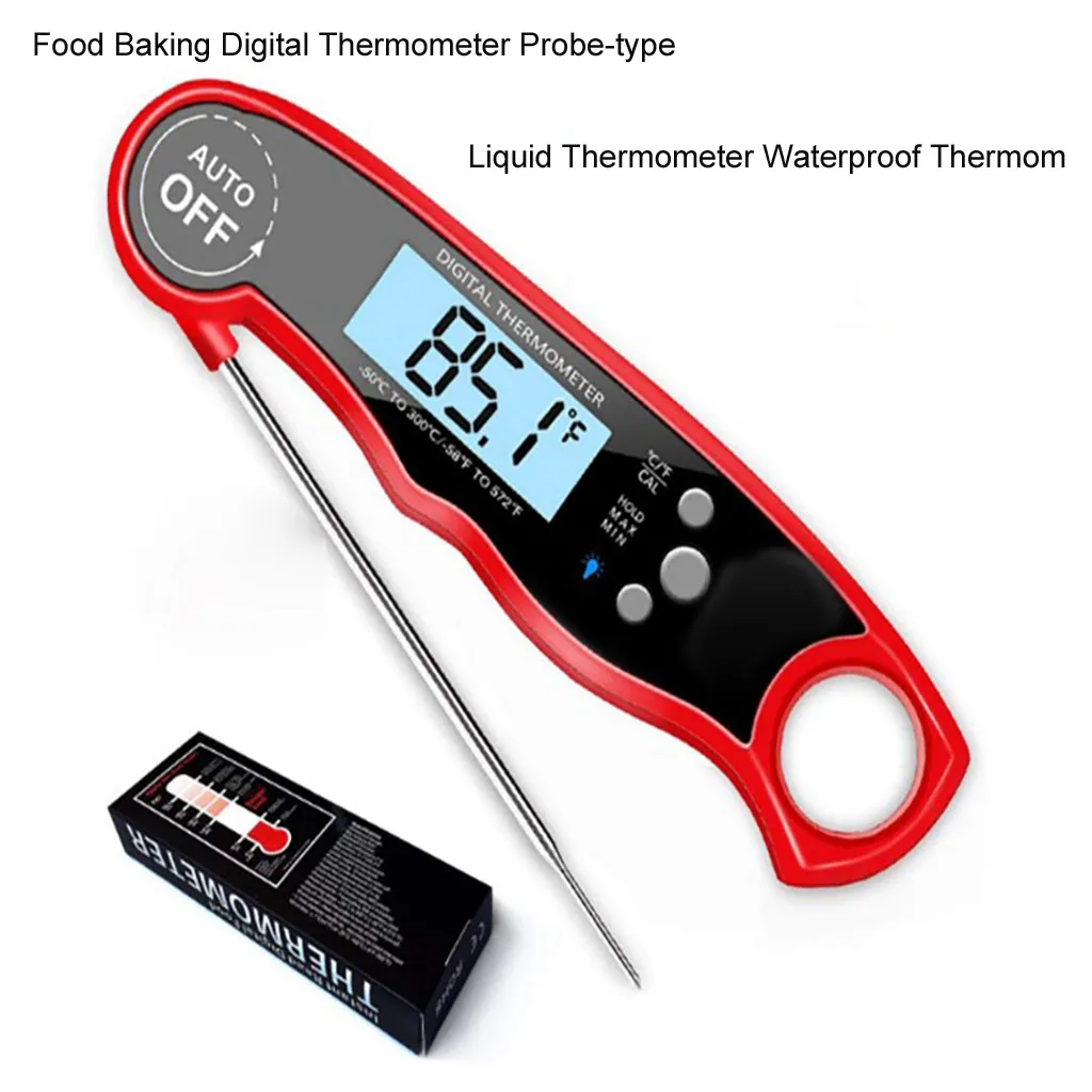 

Food Baking Digital Meat Thermometer Digital BBQ Probe-type Liquid Electronic Cooking Thermometer Waterproof Kitchen Oven Tools