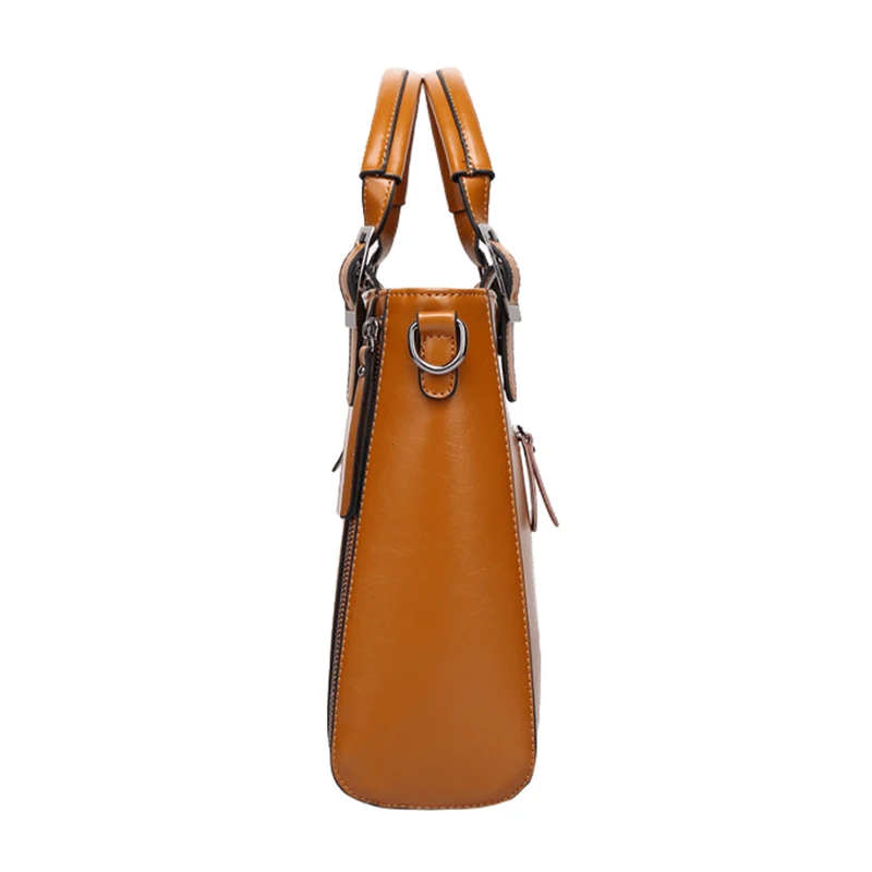 Ladies Bag Leather Handbags High Quality Casual Female Bags Tote Shoulder Bag Large Capacity Purse Pocket Messenger Hand SS7116 (6)