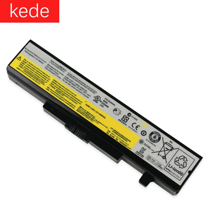 Kede ноутбук аккумулятор для Lenovo IdeaPad G400 G500 G580 Z480 G485 G585 Z485 Y480 G410 G510 G480 10,8 V 48Wh 4400 мА-ч