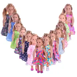 Fleta милые 13 различных стиль платье подходит дюймов 18 дюймов американская кукла или см 43 см кукла лучший подарок Игрушка аксессуары