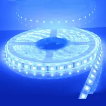 1x NEW 16.4 FT MARINE BOAT BLUE WARM WHITE WHITE IP68 WATERPROOF LED STRIP LIGHTS 60LED/M WHITE PCB