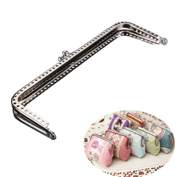 

15cm Metal Frame Kiss Clasp Arch Closure Lock Cute Silver Wallets Clip Handle Clutch Coin Purse for Bags Accessories DIY Hasp