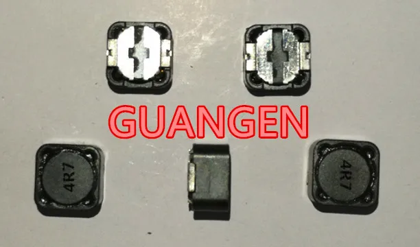 

100PCS Shielding inductive CDRH127 CD127 4.7UH 4R7 6.8A 12*12*7MM SMD Power inductor Winding inductance High quality