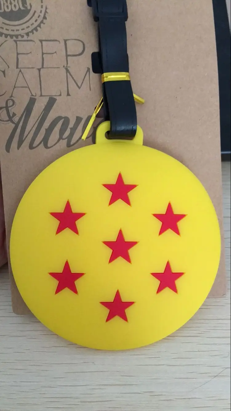 

1pcs Dragon Ball KakarottoPVC Bag Pendant Travel Name/luggage Tag Novelty toys