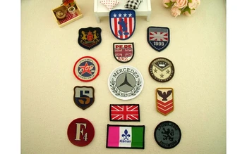 

custom badges embroidery custom logo military badge tag 100pcs lot