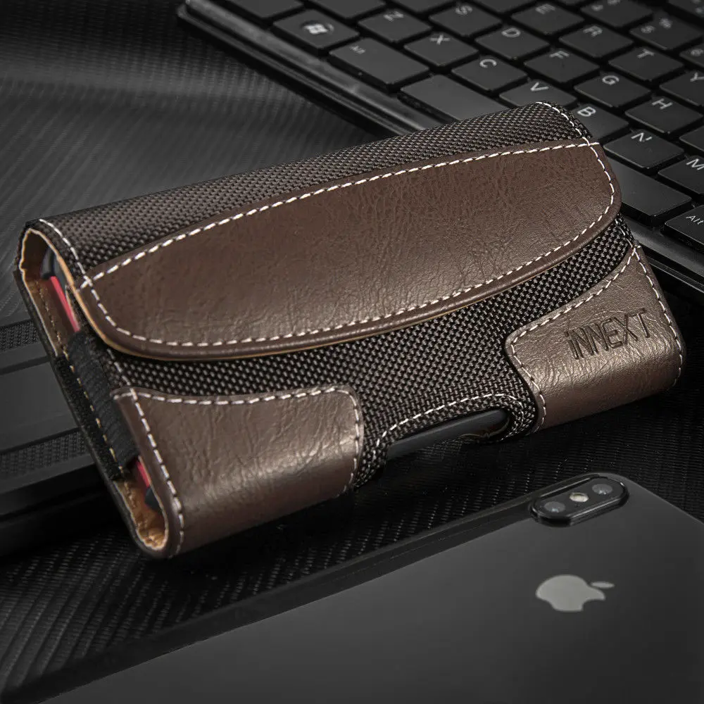 

Universal Pouch Leather Case 4.7 inch with Card Holder Belt Clip Holster for iPhone 6/6s/7/9 iPhone X XS