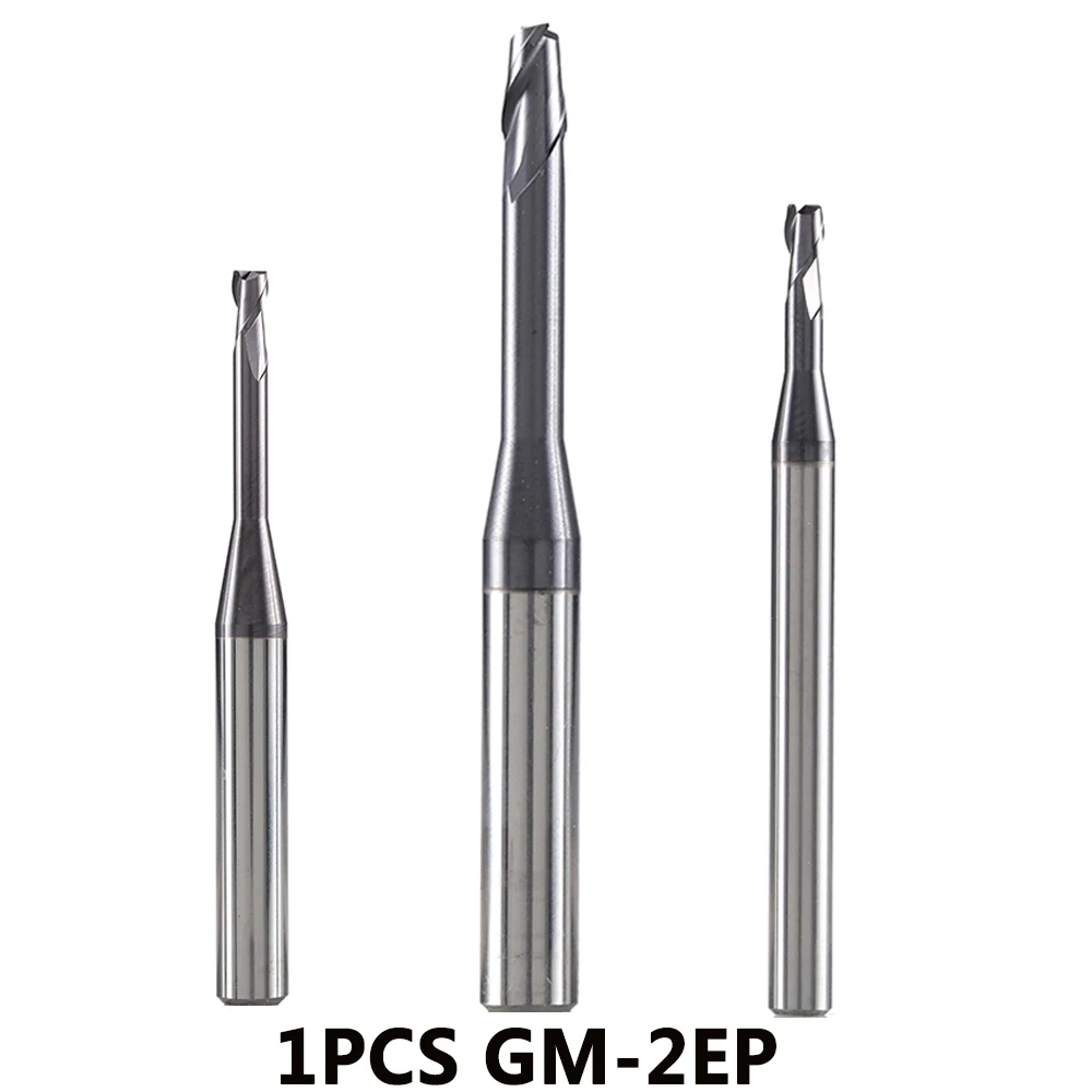 

GM-2EP-D0.5 -D2.0 TUNGSTEN CARBIDE cnc milling cutter cnc end mills long neck end mill for deep slotting and mould