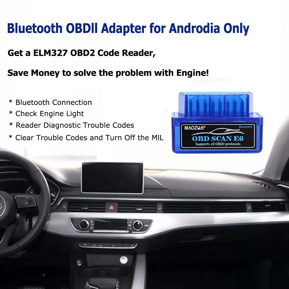 Super Mini Elm327 Bluetooth OBD2 V1.5 Elm 327 V 1 5 Автомобильный сканер OBD 2 адаптер OBDII инструмент