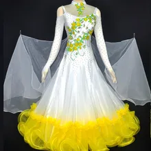Standard Ballroom Dresses Women Custom Made Waltz Tango Modern Dancing Costume Lady’s Ballroom Competition Dance Dress