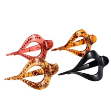 Красивые женские парикмахерские инструменты для парикмахерской заколки для волос когти дизайн в форме любви модный конский хвостик Заколки головные уборы