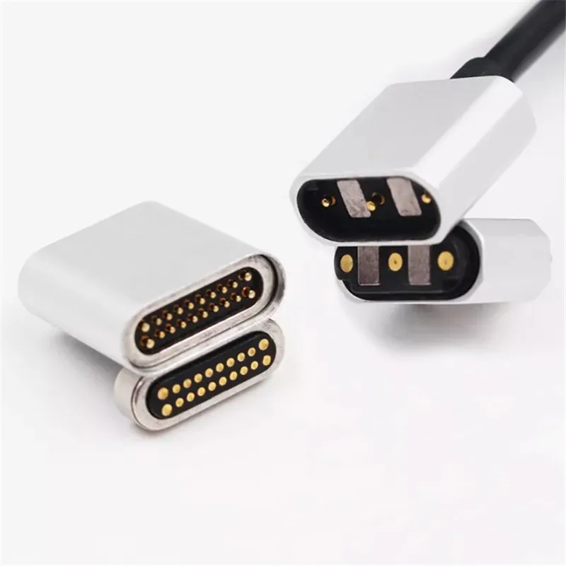 Магнитный адаптер MLLSE 20 PIN Type C для Macbook Pro MateBook быстрой зарядки ноутбука с портом TYPE