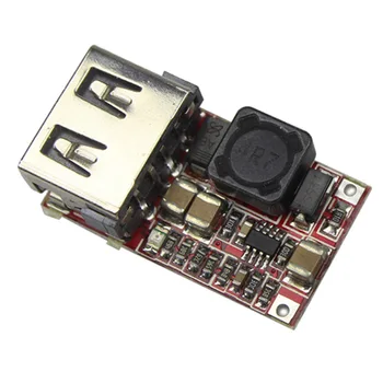 

USB Output Charger Step Down Power Module DC-DC Step Down Converter 6-24V12V24V to 5V 3A -Drop