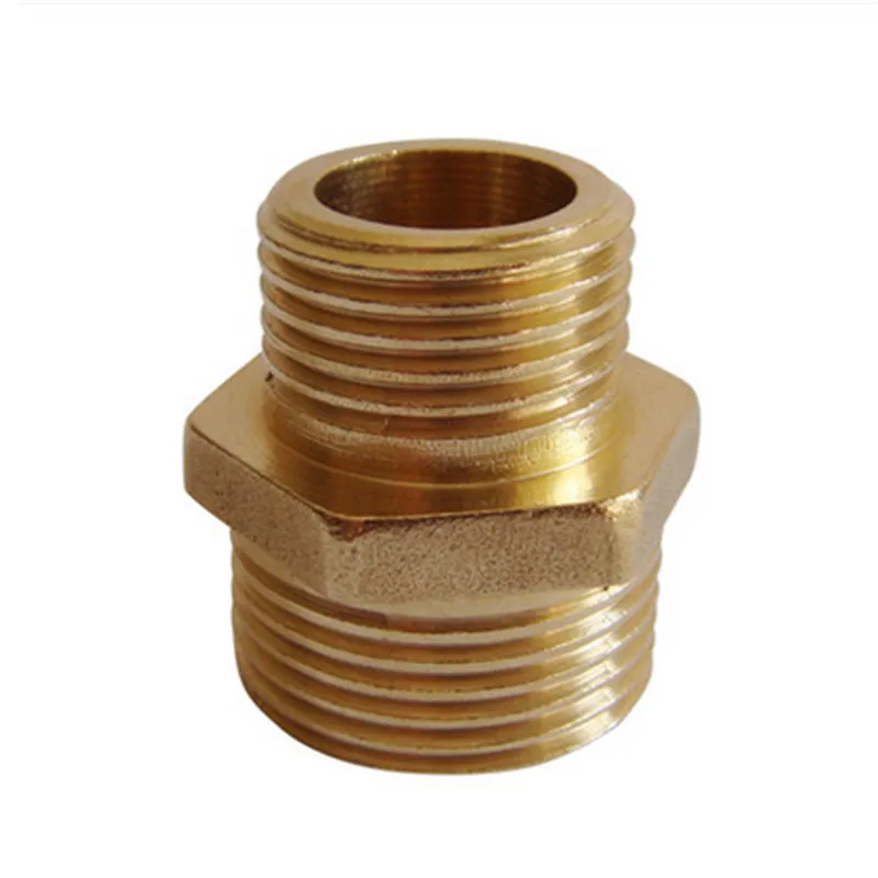 3/4" Male x 1/2" Male brass nipple connector hose copper adaptors pipe