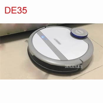 شراءمصغرة الروبوت مكنسة كهربائية للمنزل التلقائي كنس الغبار تعقيم الذكية المخطط المحمول App 0.35L الغبار مربع DE35 100- 240 فولت