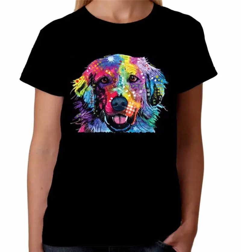 

T Shirt Summer Personality Fashion T Shirts O-Neck Short Sleeve Short Womens Psychedelic Golden T Shirts
