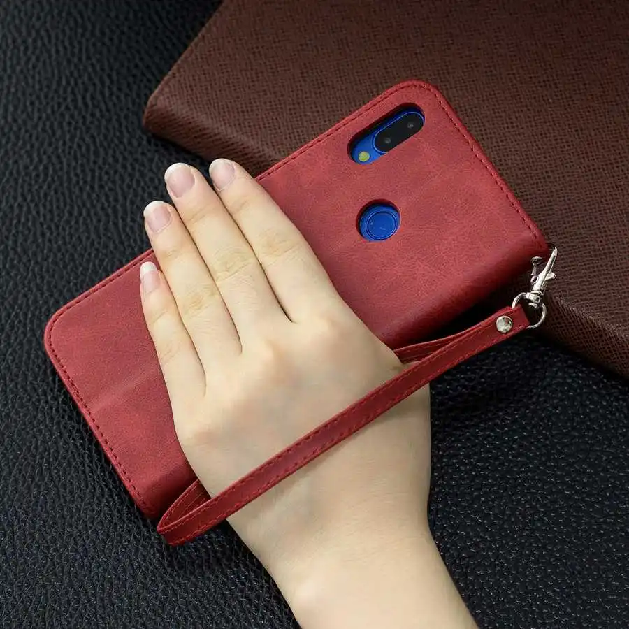 xiaomi leather case custom Sheepskin Leather Case for Xiaomi Redmi 5 6 6A 7 7A 8 8A 9 9A 9C 10X 4G Note 9 8 7 6 5 4 Pro 8T 7A 6A 5A 4X Flip Wallet Case leather case for xiaomi