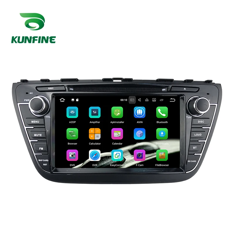 Android 9,0 Core PX6 A72 Ram 4G Rom 64G Автомобильный DVD gps мультимедийный плеер стерео для SUZUKI S-CROSS 2013 радио